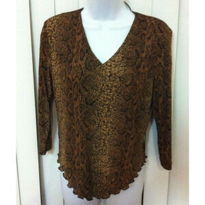NINA PICCALINO WOMENS BLOUSE SIZE 8